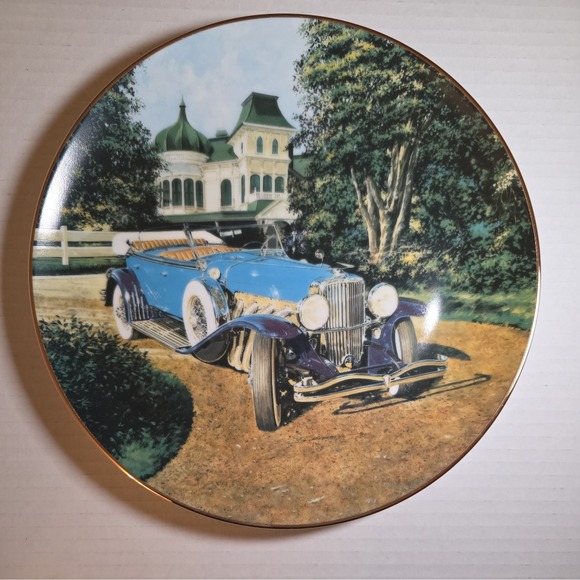 Artaffects Other - DUESENBERG 1930 MODEL J COWL PHAETON PLATE CLASSIC AMERICAN CARS JIM DENEEN BOX